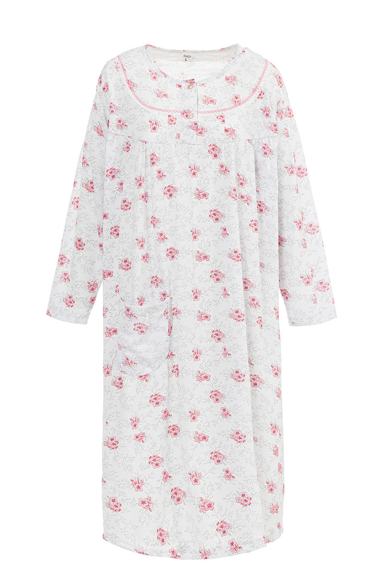 Chemise de nuit manches longues Magasins Bleus