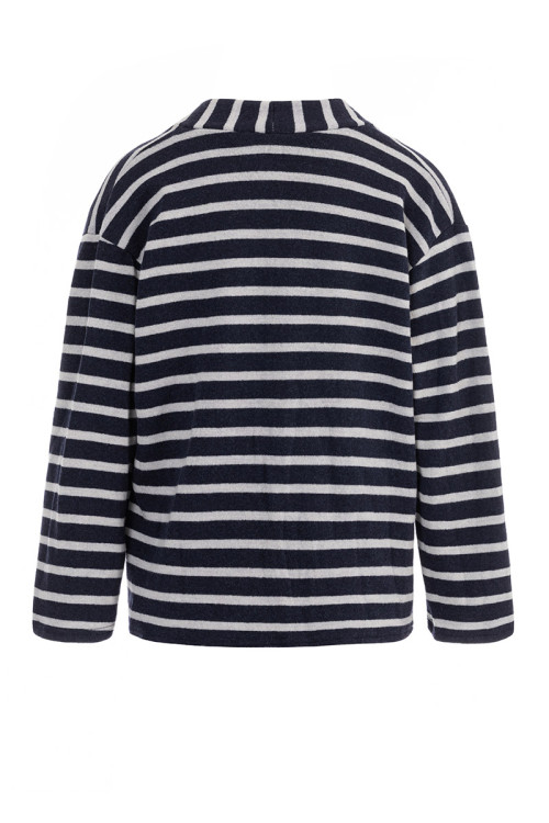 Gilet col V marinière Magasins Bleus 2