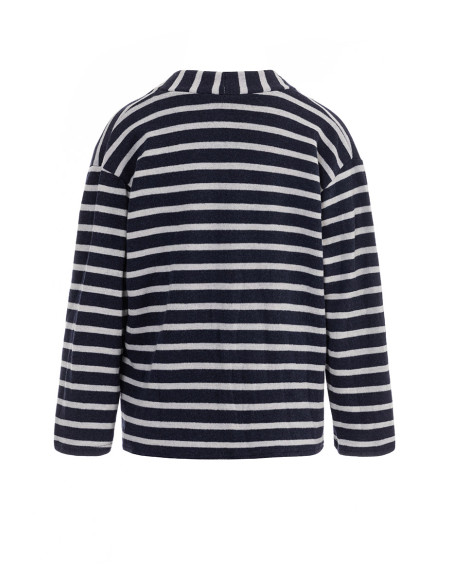 Gilet col V marinière Magasins Bleus