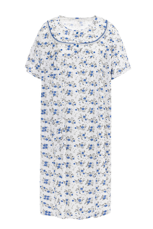 CHEMISE DE NUIT MANCHES COURTES - LONGUE  - 1