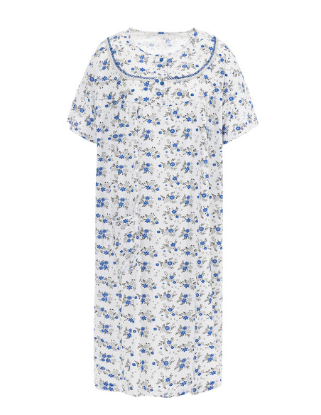 Chemise de nuit manches courtes Magasins Bleus