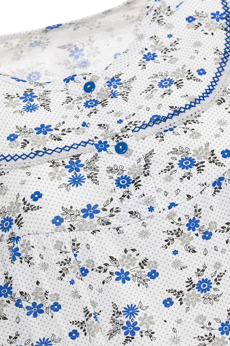 Chemise de nuit manches courtes Magasins Bleus