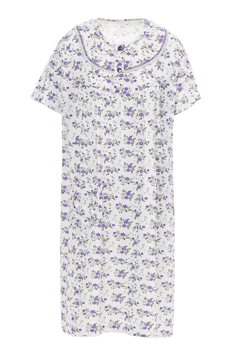 Chemise de nuit manches courtes Magasins Bleus