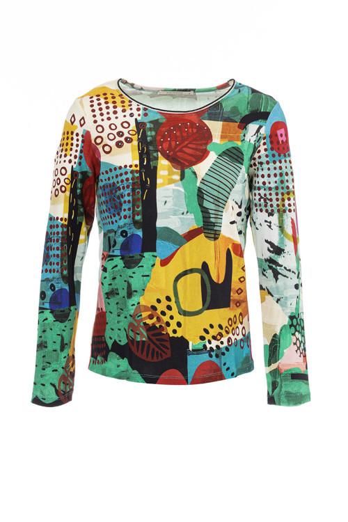 Tee-shirt imprimé Magasins Bleus