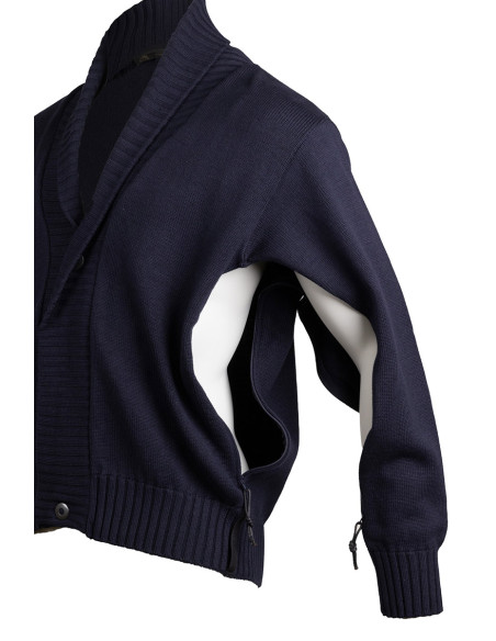 Gilet col châle Magasins Bleus