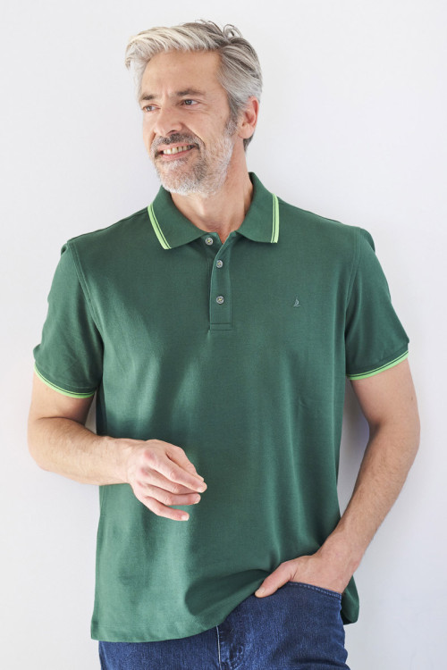 Polo maille piquée Magasins Bleus 2