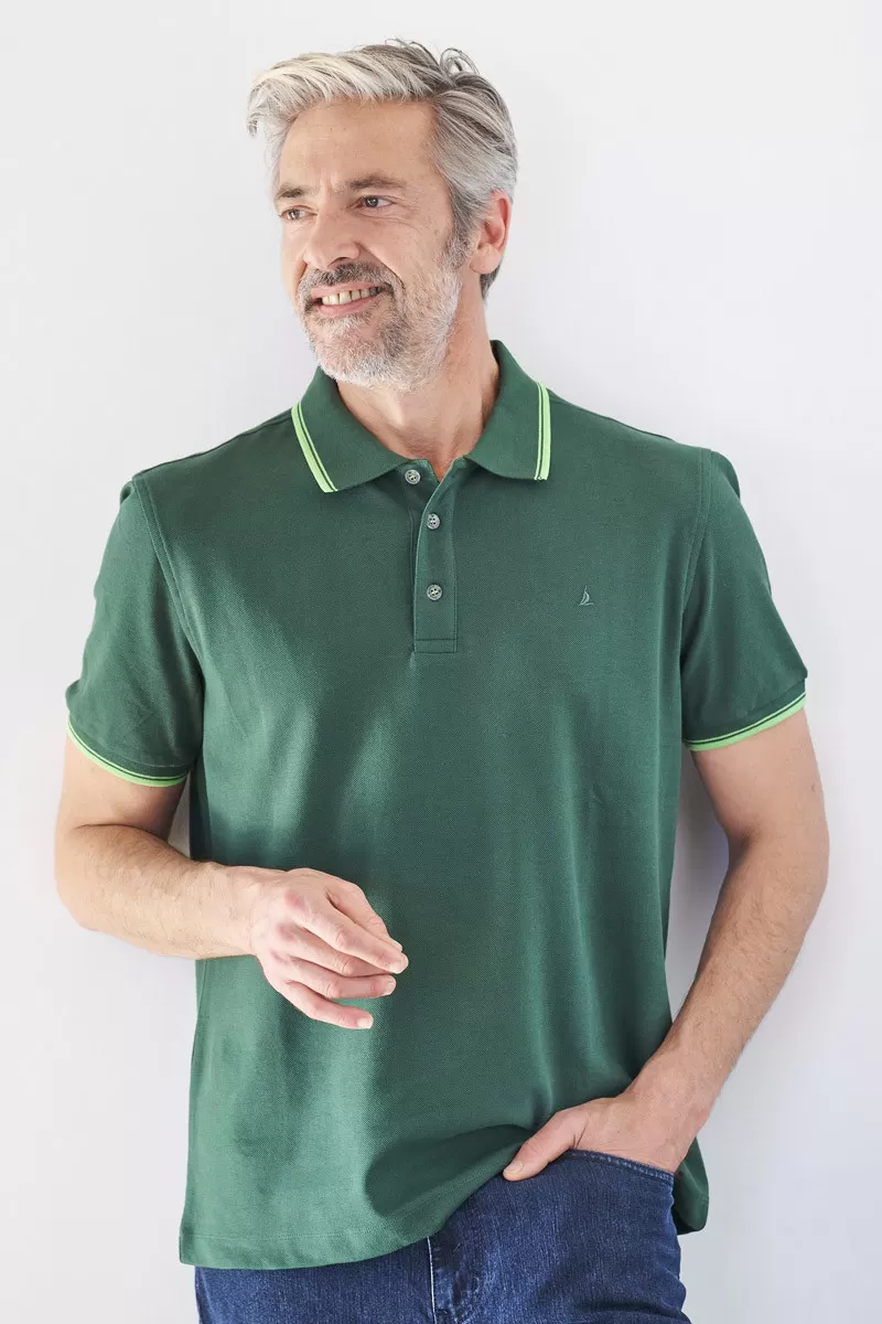 Polo maille piquée Magasins Bleus