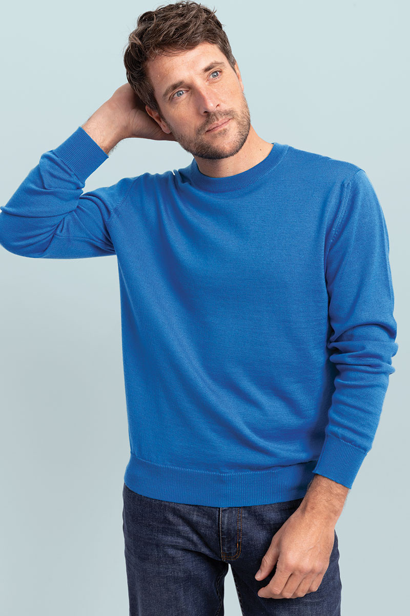 Pull homme col rond Magasins Bleus