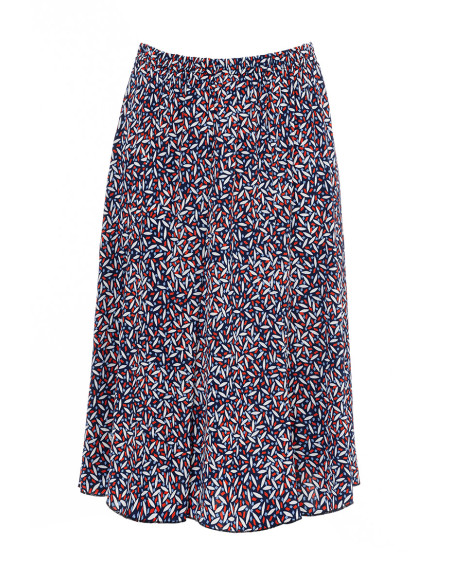 Jupe midi ample imprimée Magasins Bleus