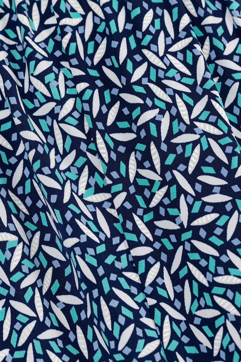 Jupe midi ample imprimée Magasins Bleus