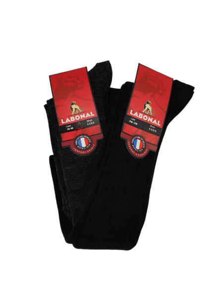 Lot de 2 mi-bas sans élastique Magasins Bleus