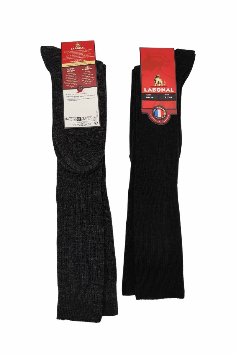 Lot de 2 mi-bas sans élastique Magasins Bleus