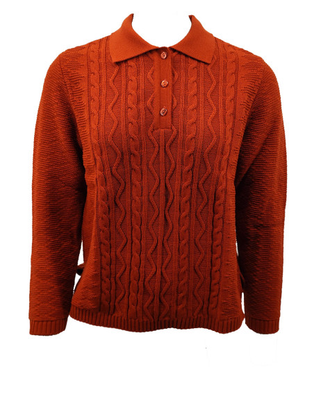 Pull col polo Magasins Bleus