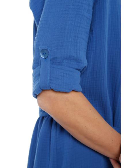 Robe en gaze de coton Magasins Bleus