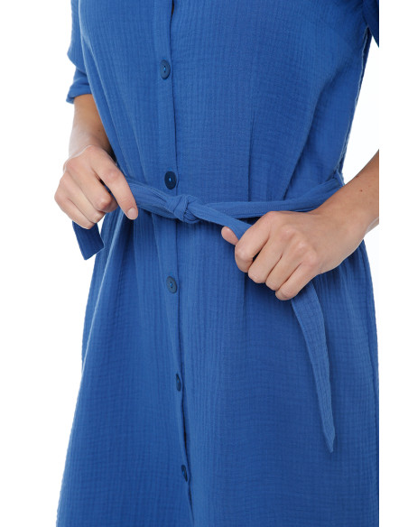 Robe en gaze de coton Magasins Bleus