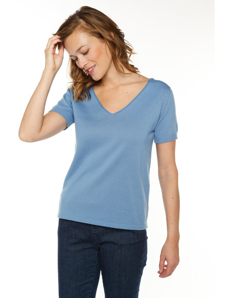 Pull manches courtes Magasins Bleus