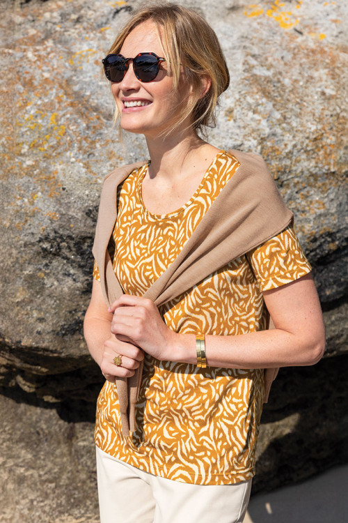 Tee-shirt Magasins Bleus