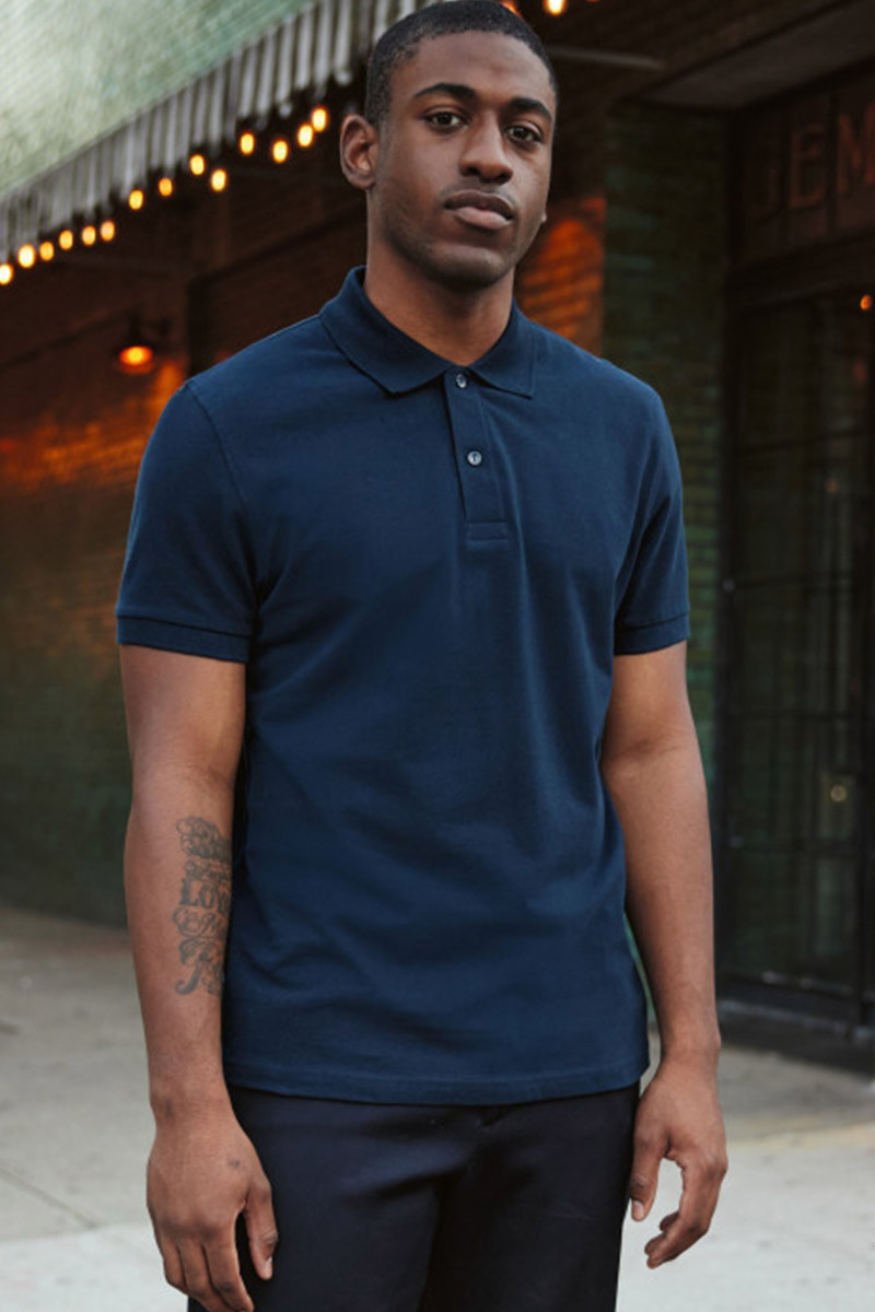 Polo manches courtes Magasins Bleus