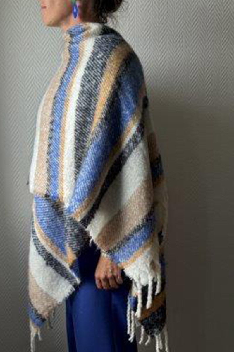 Poncho écossais Magasins Bleus