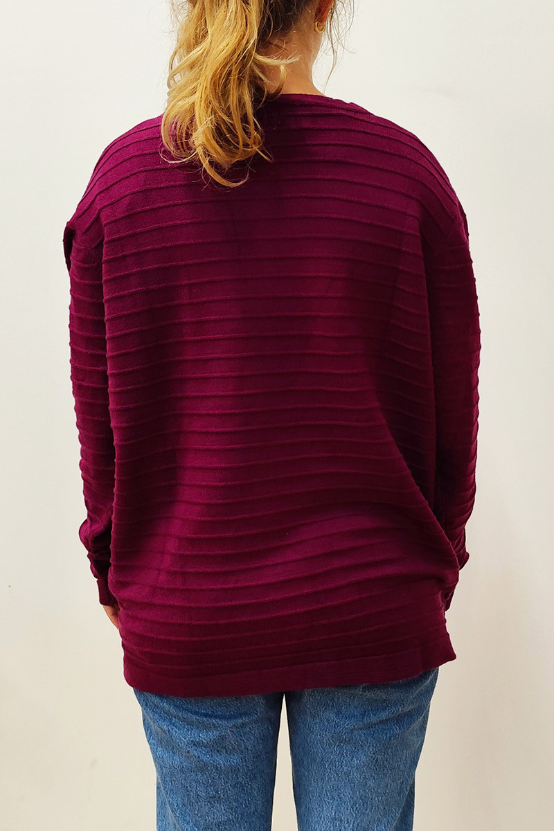 Gilet maille fantaisie Magasins Bleus