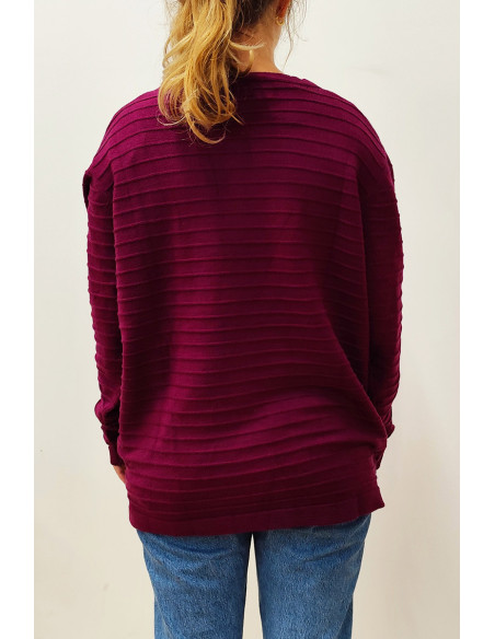 Gilet maille fantaisie Magasins Bleus