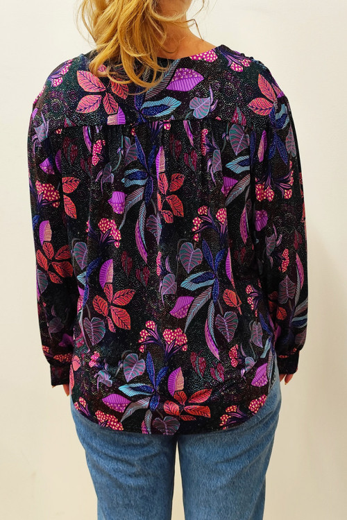 Top col V fantaisie Magasins Bleus 2