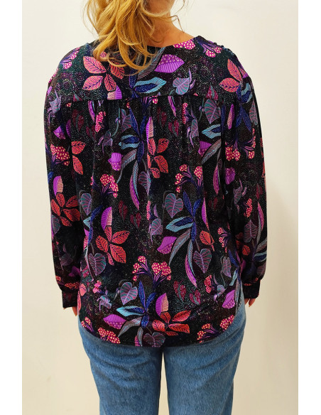 Top col V fantaisie Magasins Bleus Top col V fantaisie Magasins Bleus