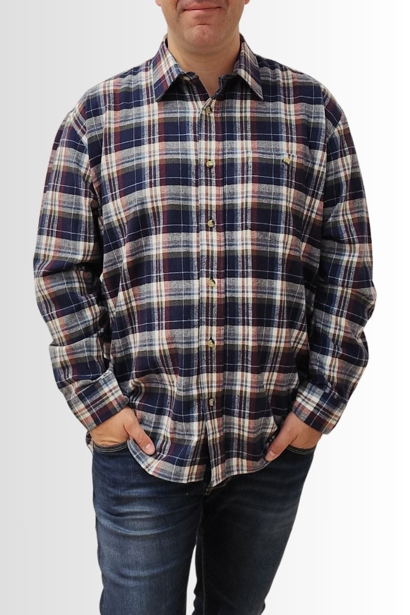 Chemise écossaise homme Magasins Bleus