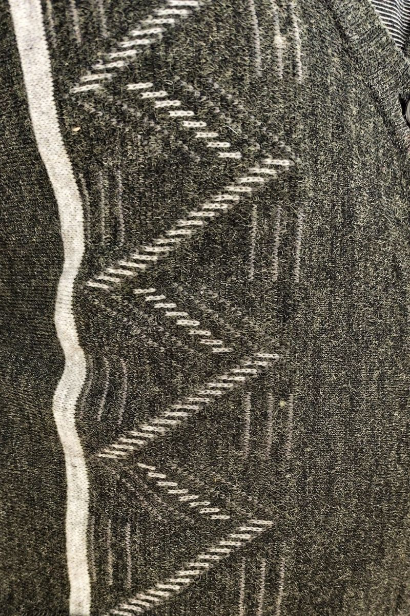 Gilet col V jacquard Magasins Bleus