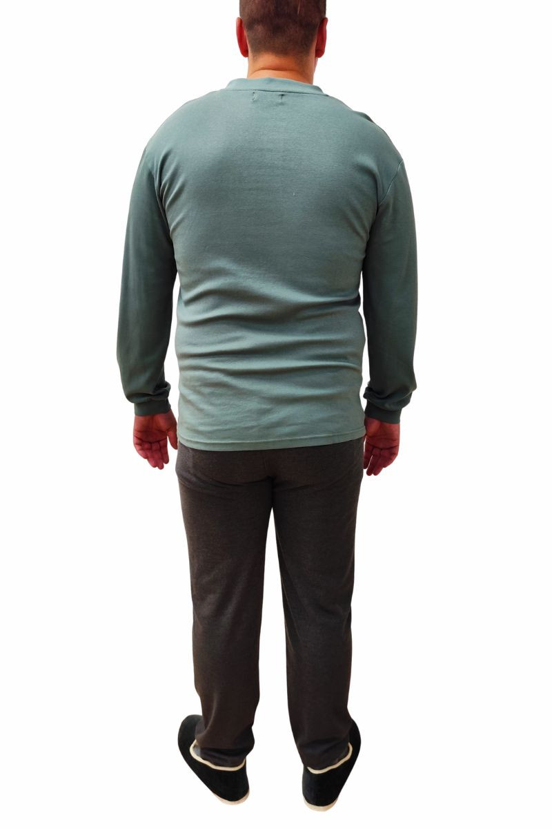 Pyjama homme col tunisien Magasins Bleus