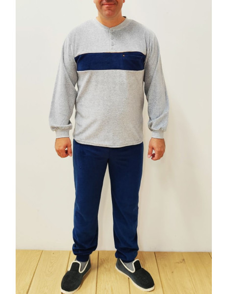 Pyjama velours homme Magasins Bleus