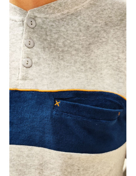 Pyjama velours homme Magasins Bleus