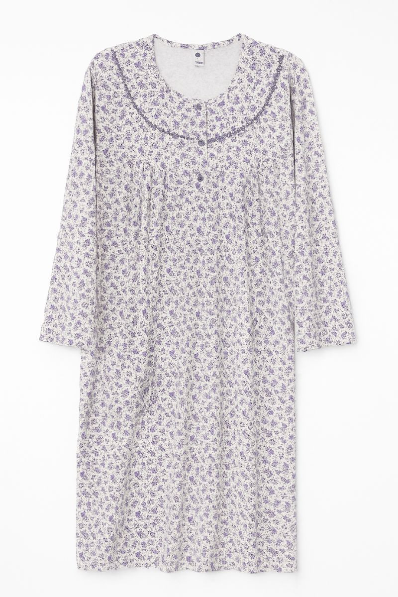 Chemise de nuit manches longues Magasins Bleus