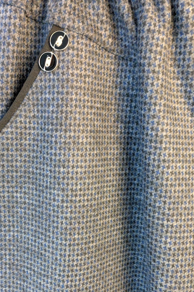 Pantalon tout élastique à carreaux Magasins Bleus