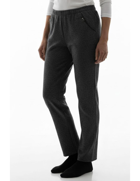 Pantalon tout élastique à carreaux Magasins Bleus