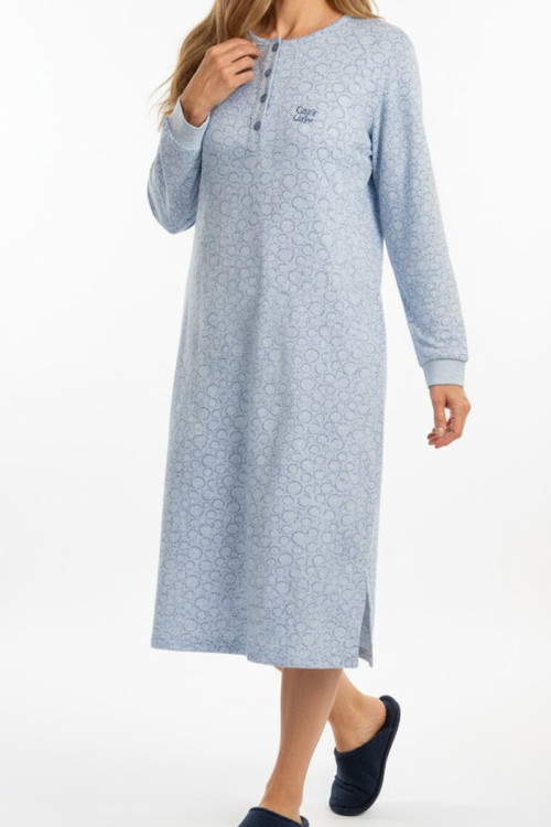 Chemise de nuit avec poignets Magasins Bleus