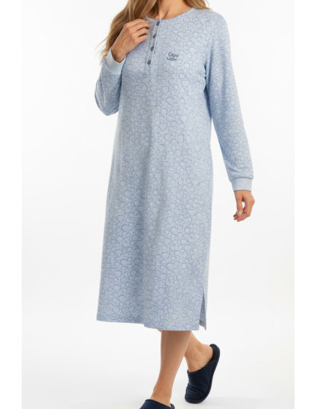 Chemise de nuit avec poignets Magasins Bleus