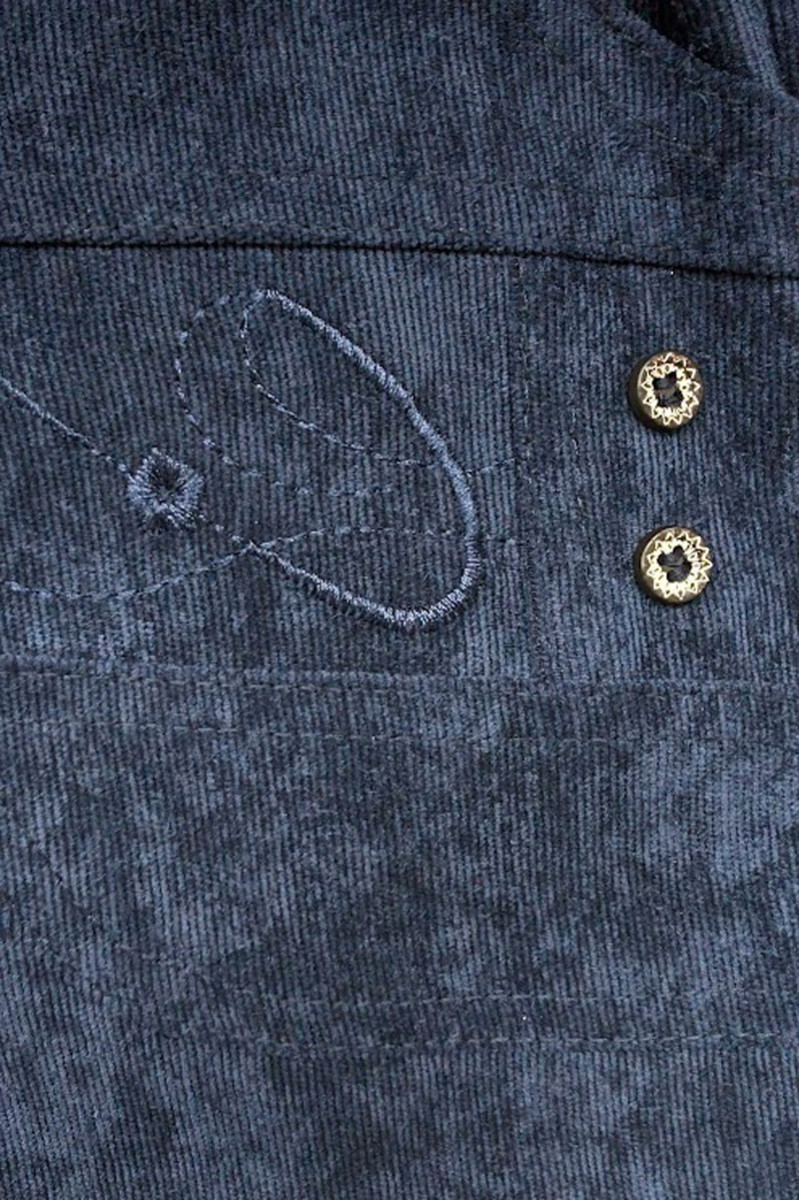 Pantalon femme élastiqué en velours Magasins Bleus