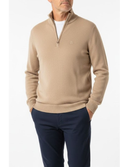 Pull zippé homme Magasins Bleus