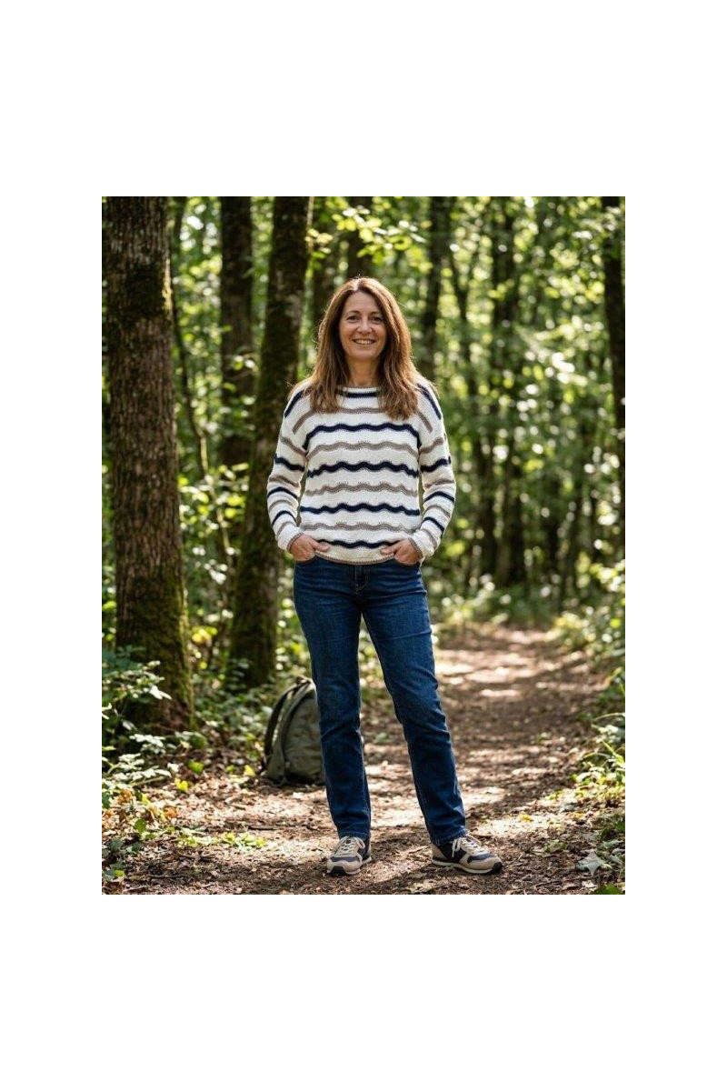 Pull femme ras du cou Magasins Bleus